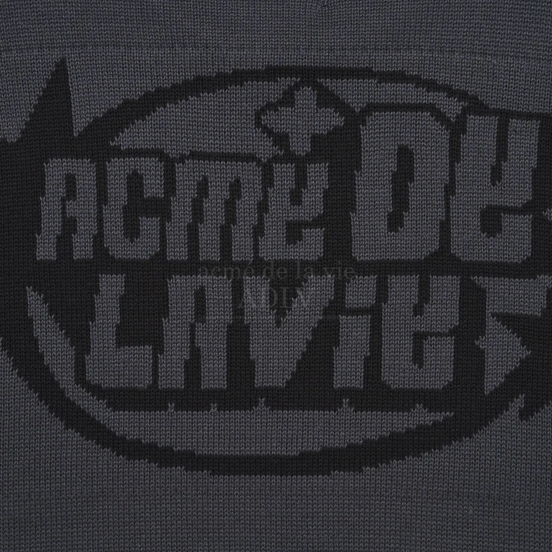 acme de la vie  |Unisex Street Style Long Sleeves Plain Cotton Logo Sweaters