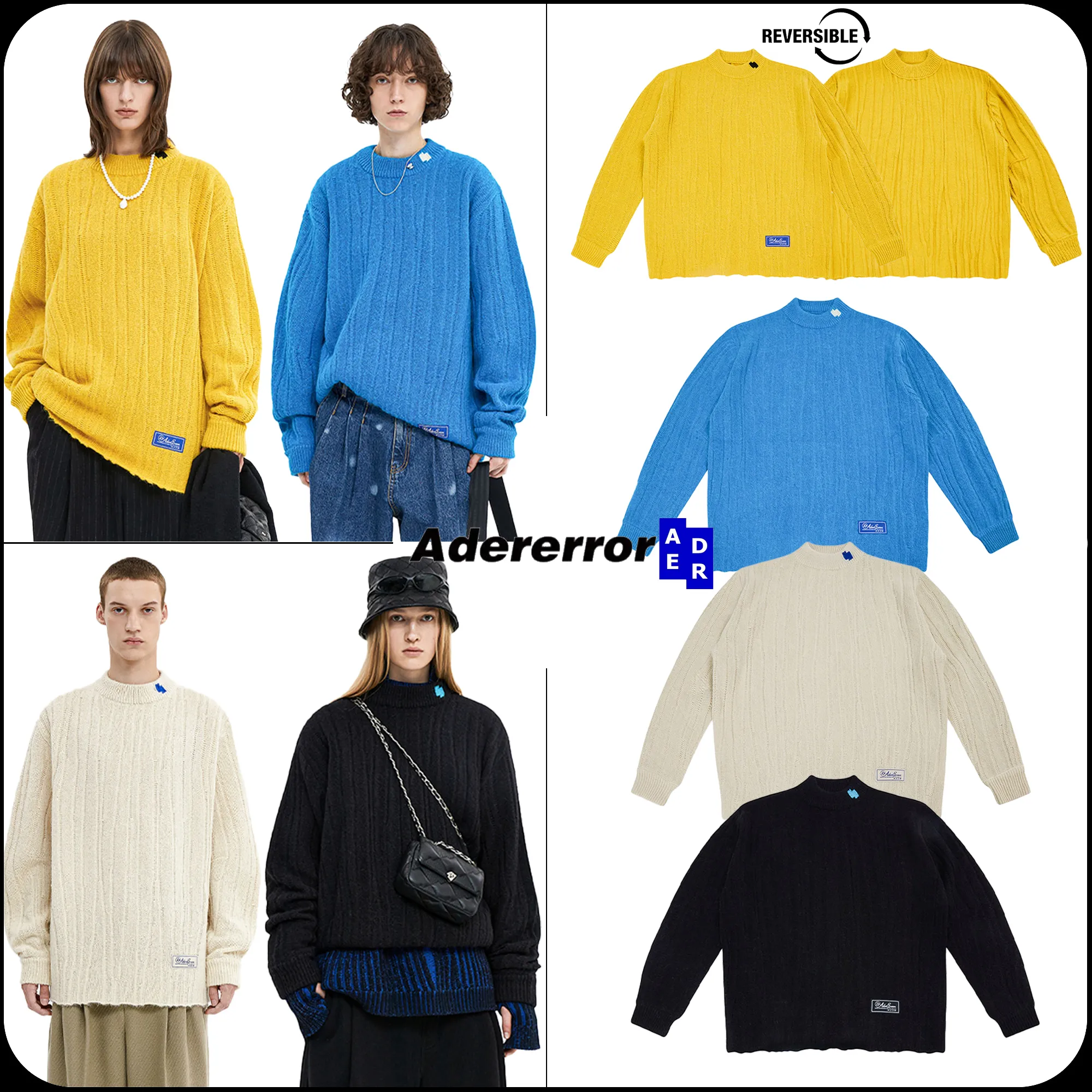 ADERERROR  |【 ADERERROR 】★Fluic logo knit