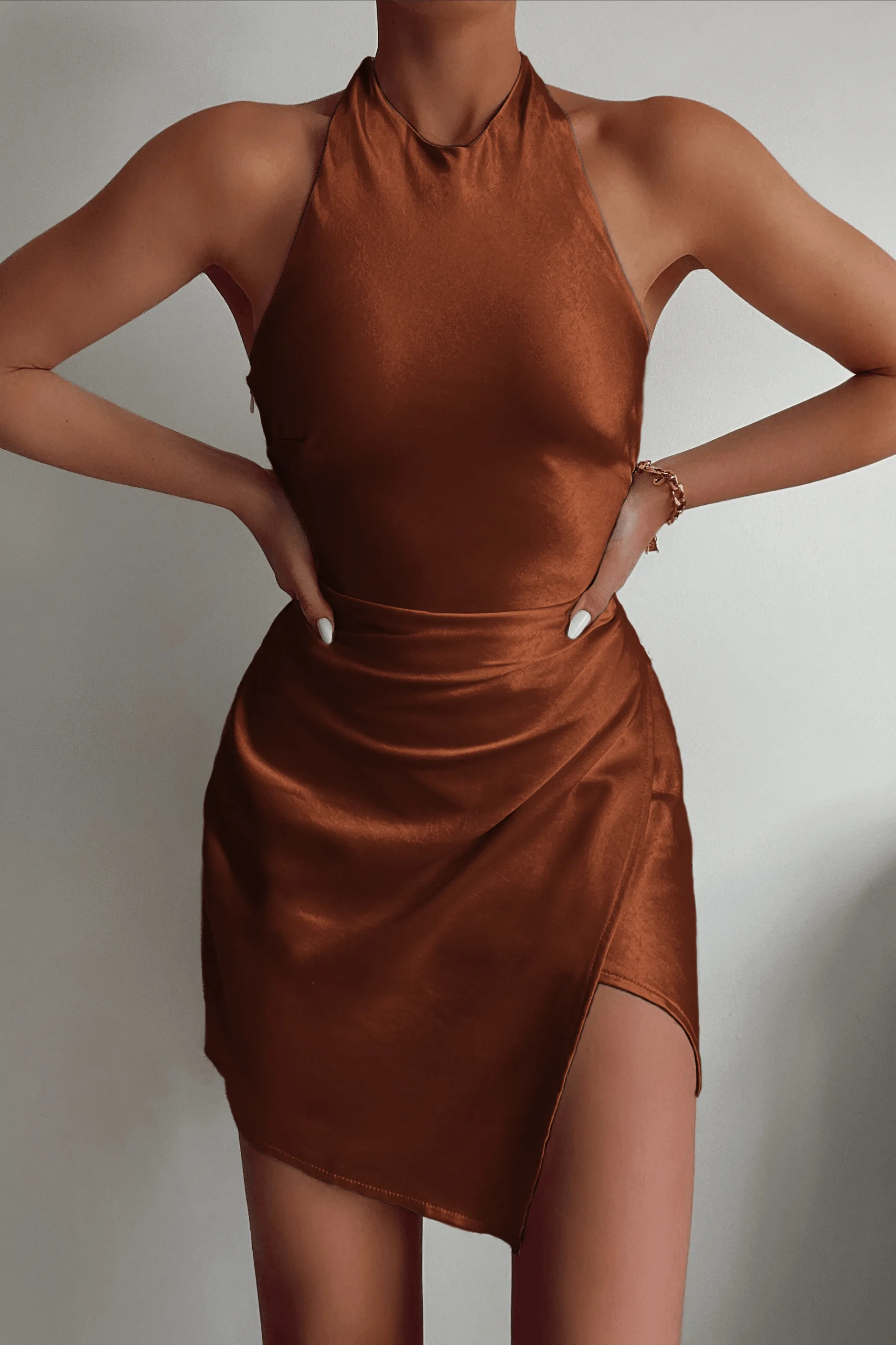 Allegra Dress - Chocolate