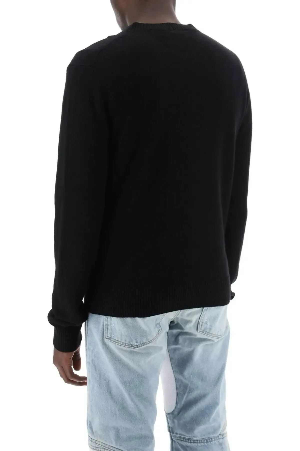 AMIRI  |Crew Neck Cashmere Street Style Long Sleeves Plain Logo