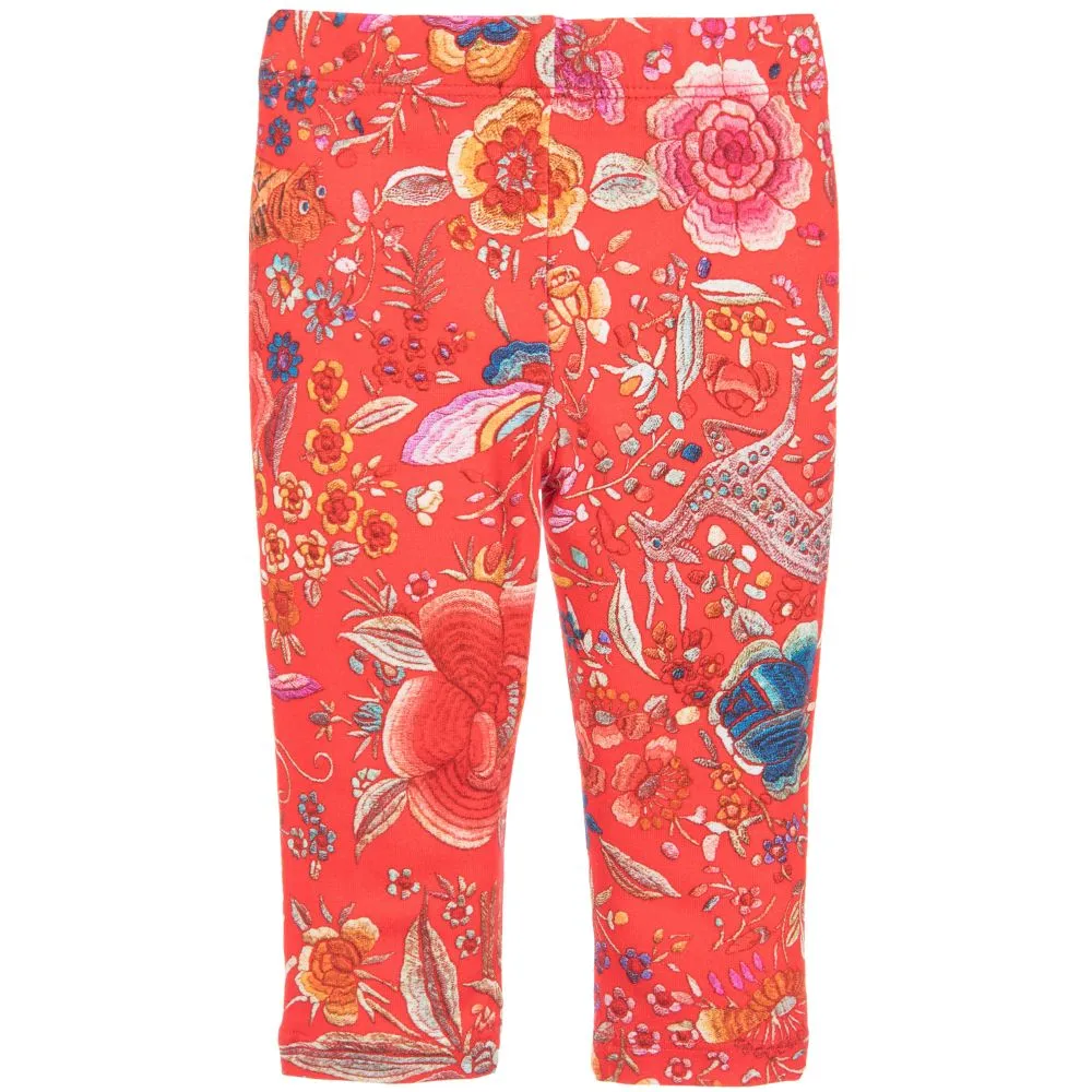 Baby Girls Floral Leggings