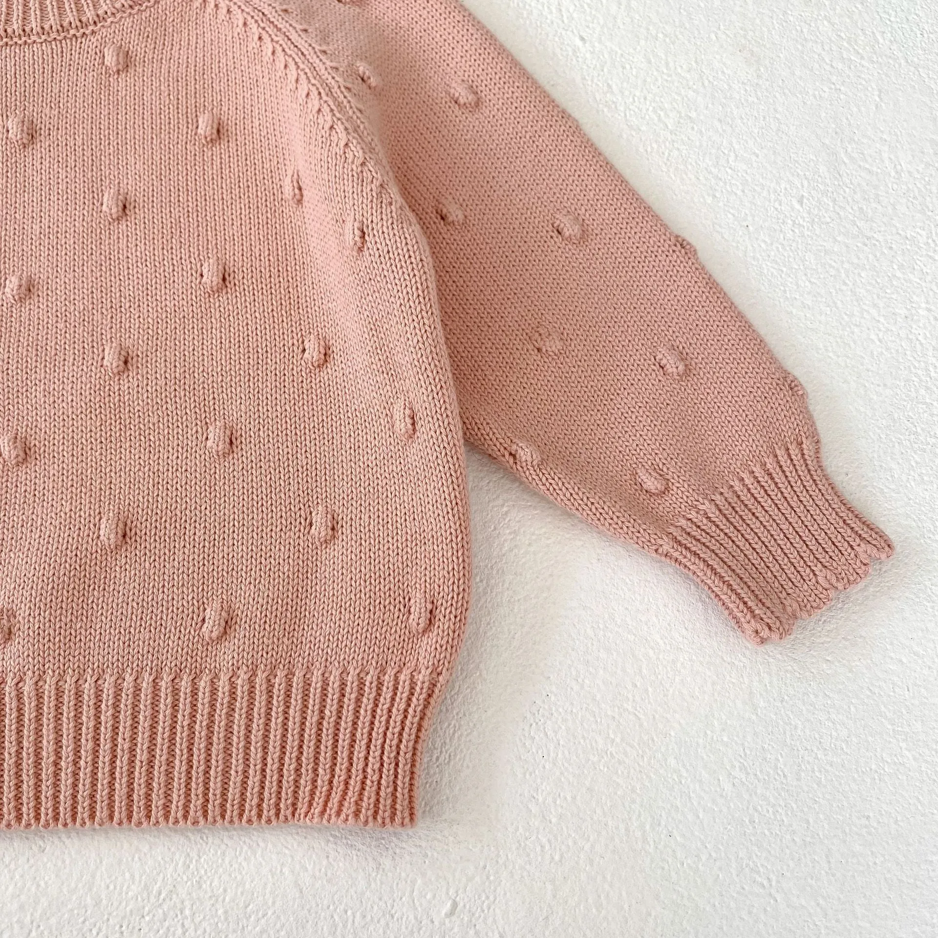 Baby Kid Girls Solid Color Sweaters Wholesale 24011185