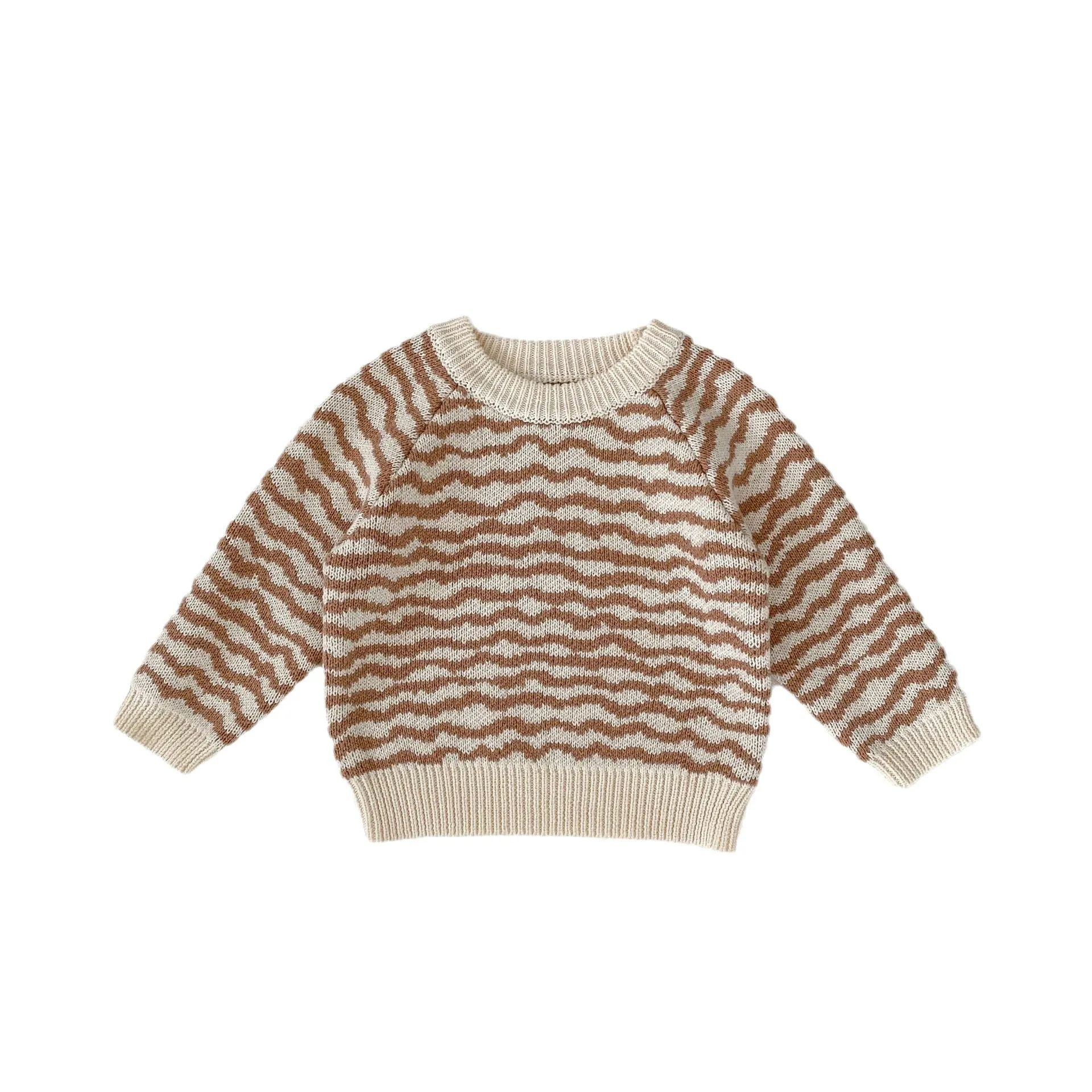 Baby Kid Girls Striped Color-blocking Sweaters Wholesale 230828367