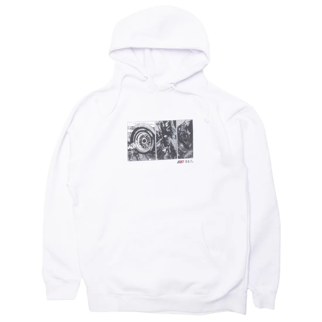 BAIT x Initial D Men How To Drift Hoody (white)