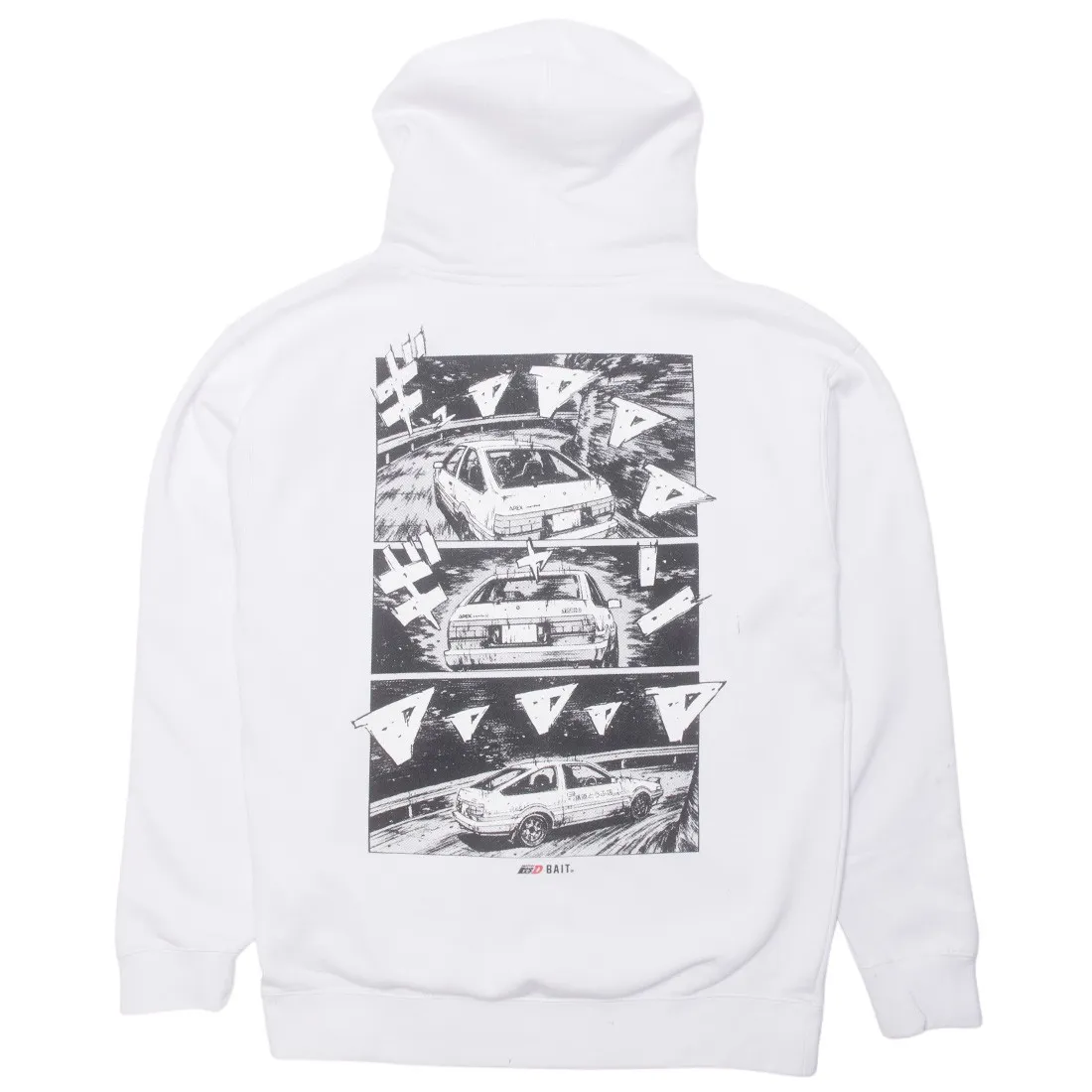 BAIT x Initial D Men How To Drift Hoody (white)