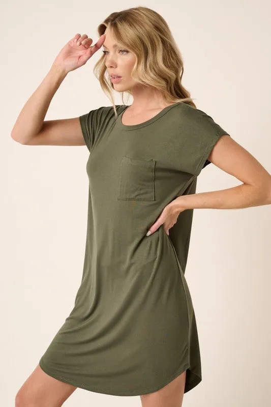 Bamboo Short Sleeve Dress