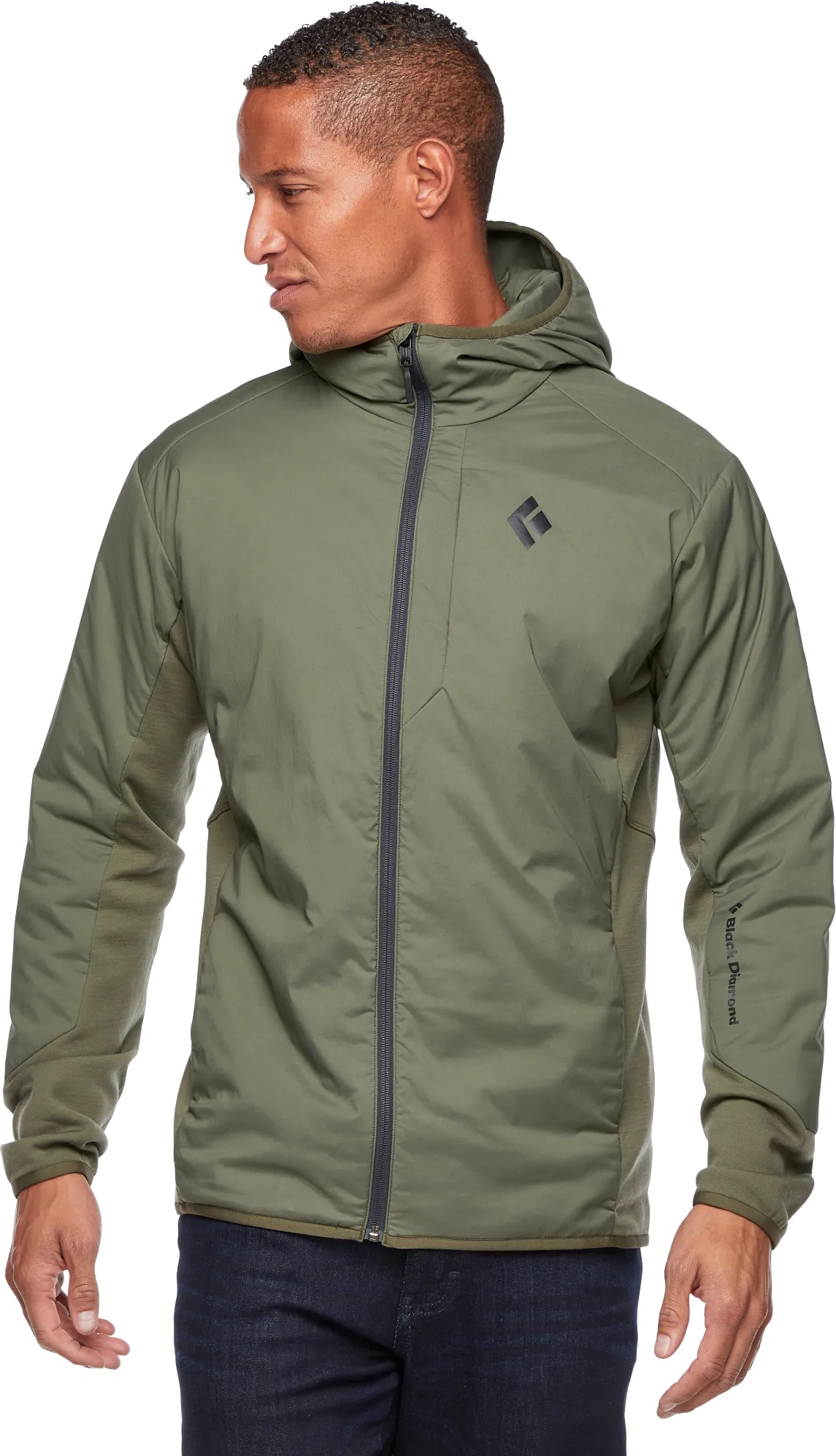 Black Diamond Men's First Light Hybrid Hoody Tundra | Buy Black Diamond Men's First Light Hybrid Hoody Tundra here | O