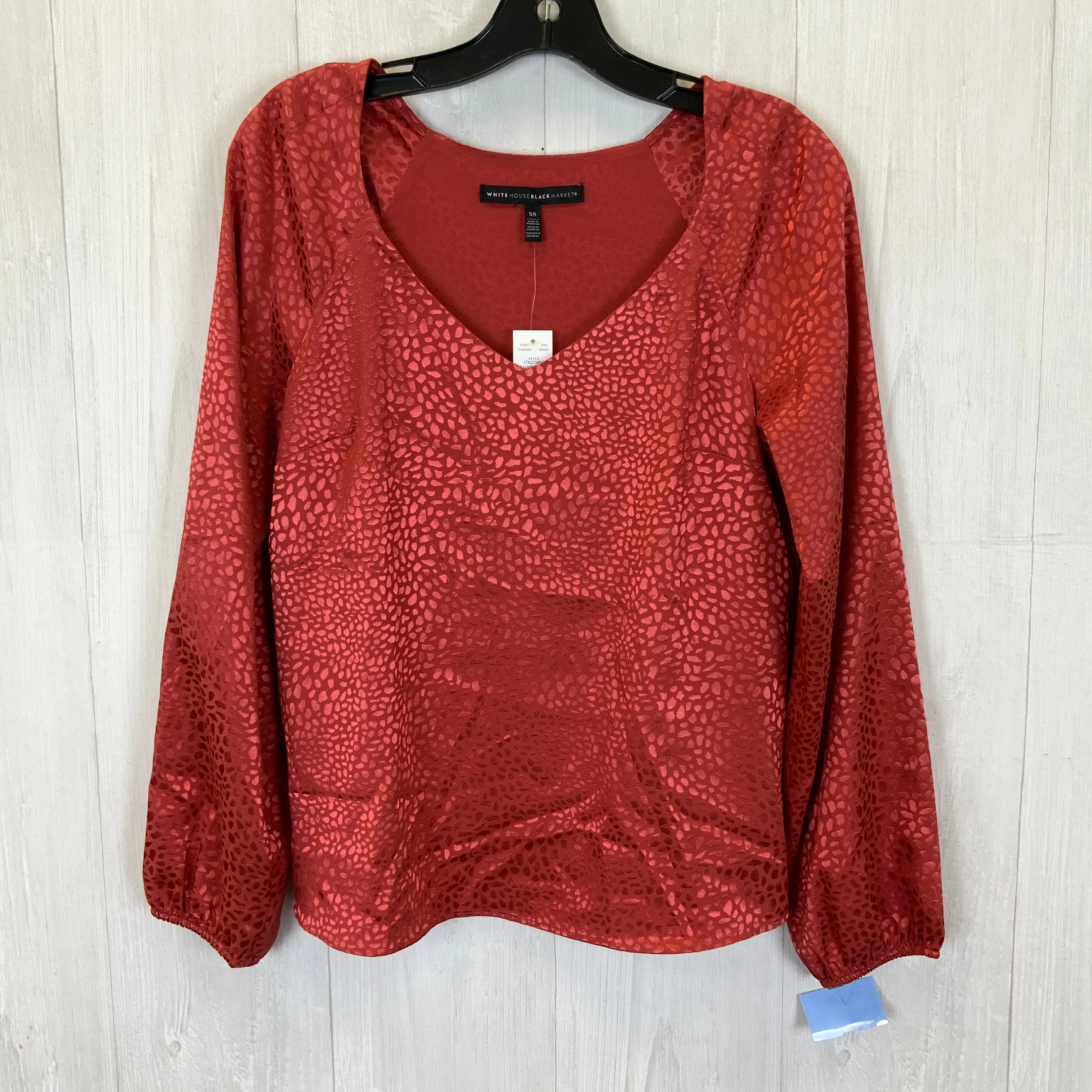 Blouse Long Sleeve By White House Black Market  Size: Xs