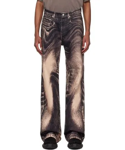 Camper Pink Distorted Print Jeans