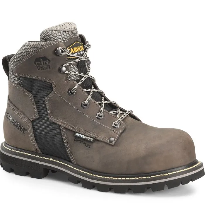 CAROLINA I-BEAM 6 COMPOSITE TOE WATERPROOF WORK BOOT SIZE 11D GRAY