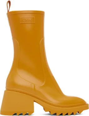 Chloé Yellow Betty Boots