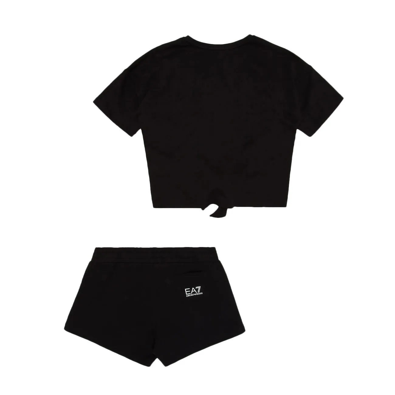 COMPLETO TSHIRT E SHORTS Bimba Nero