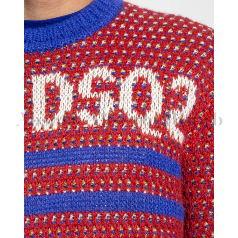 D SQUARED2  |Crew Neck Wool Street Style Long Sleeves Logo Luxury