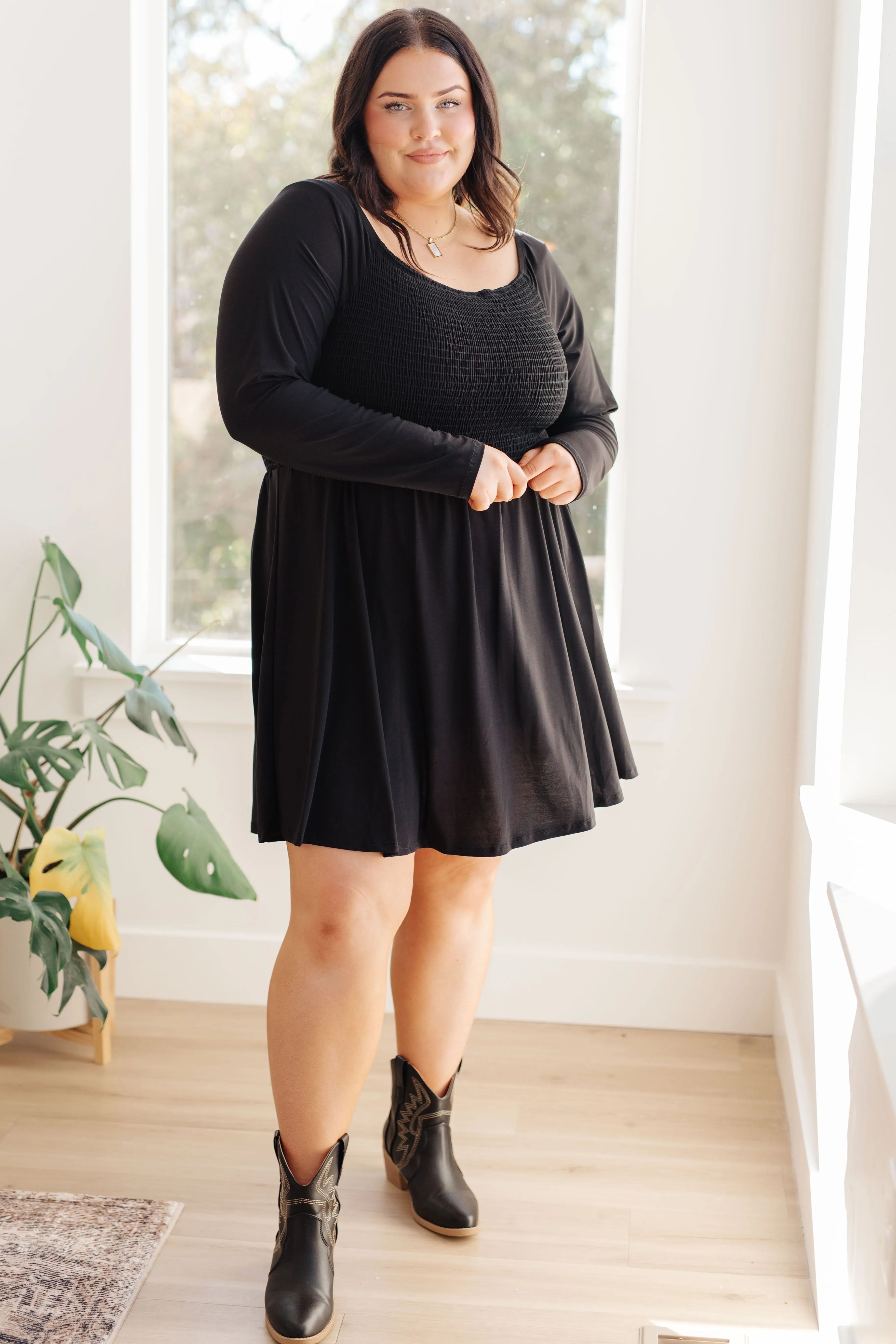 Daria Long Sleeve Skort Dress