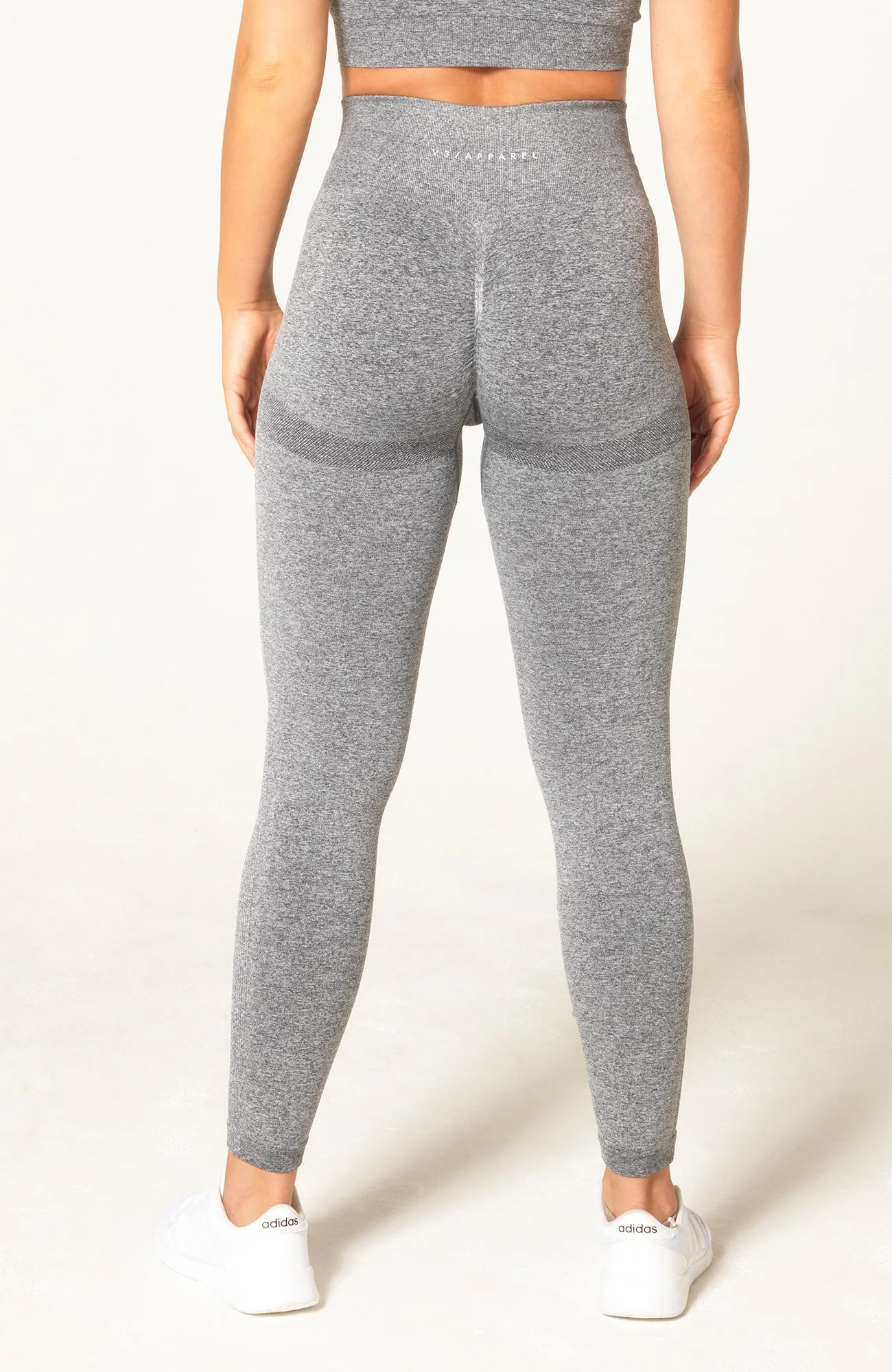 Define Seamless Scrunch Leggings - Grey Marl