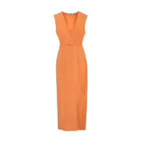 DRESS ELKE Woman Sun Orange