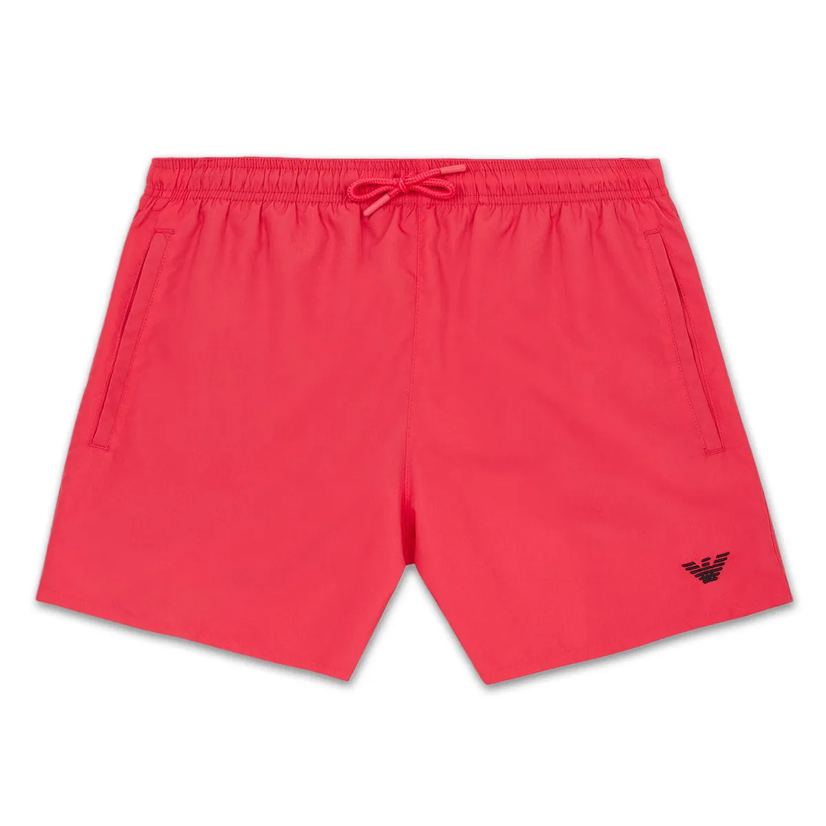 Emporio Armani - Eagle Logo Swim Shorts in Pink