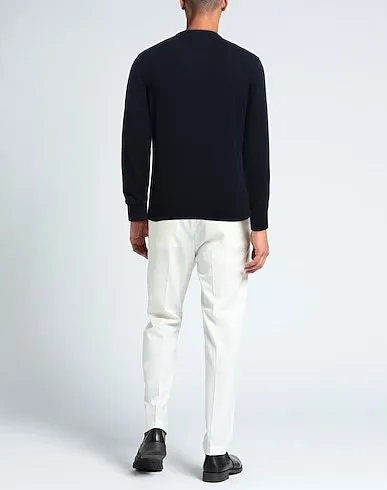 Ermenegildo Zegna  |Crew Neck Cashmere Long Sleeves Plain Oversized Luxury