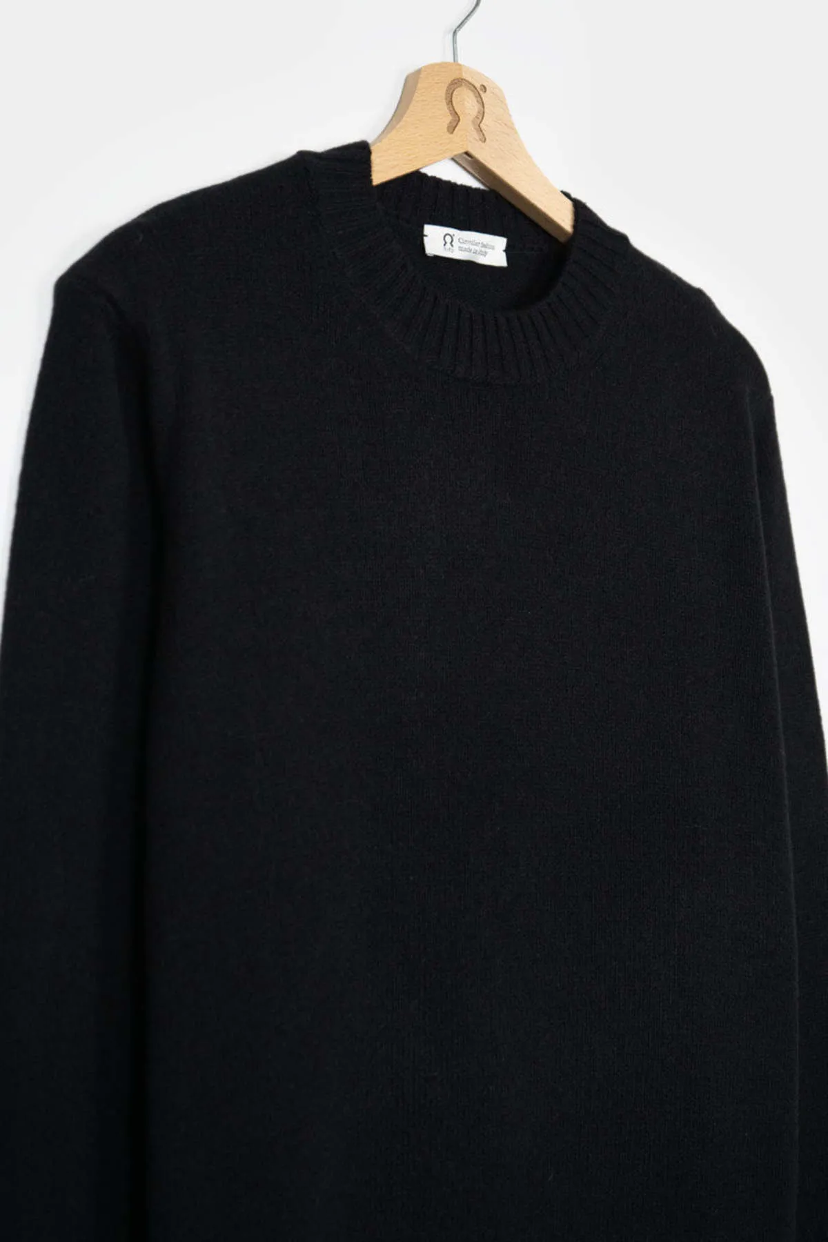 Ferruccio Recycled Wool Sweater - Black