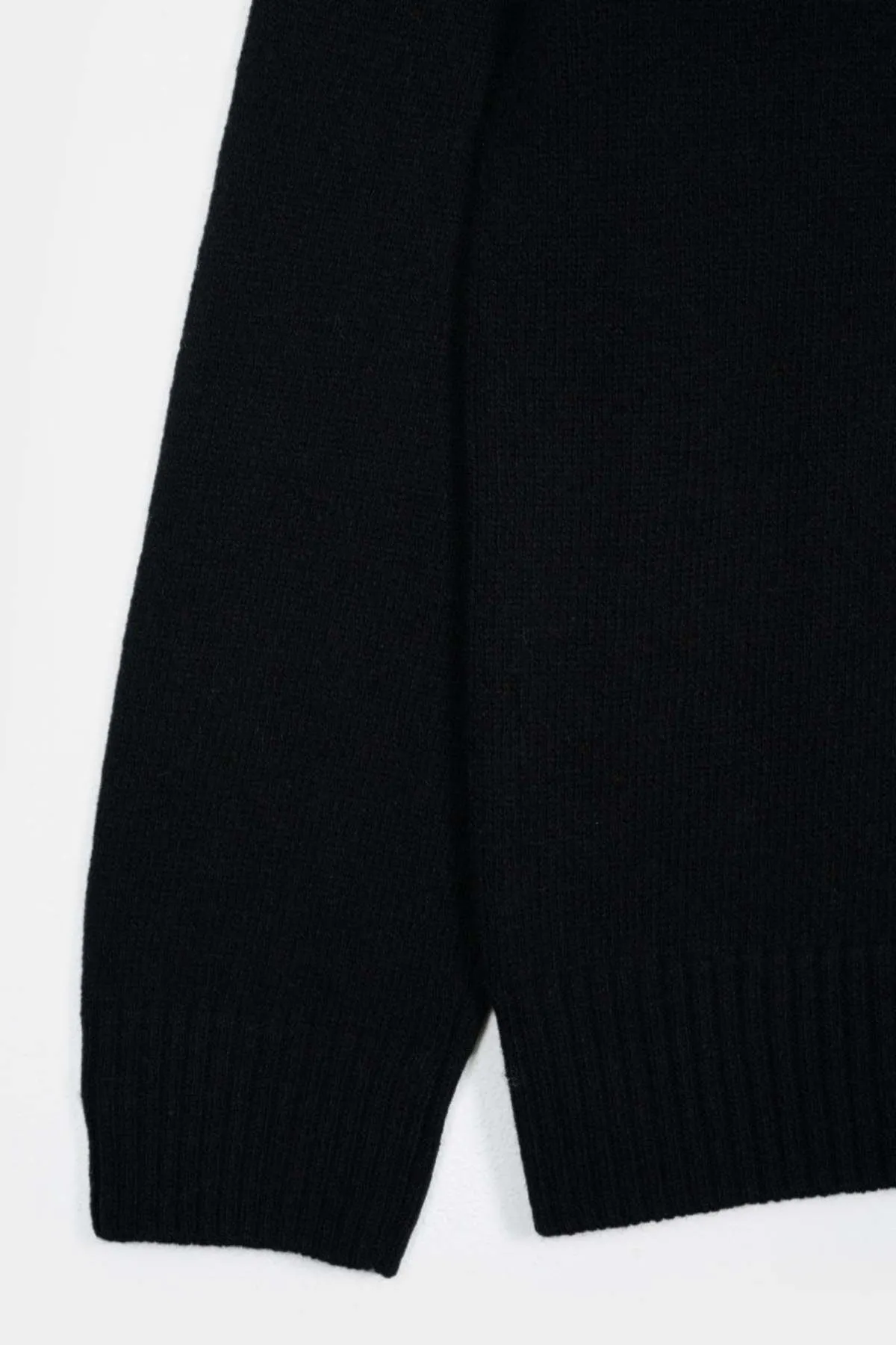 Ferruccio Recycled Wool Sweater - Black