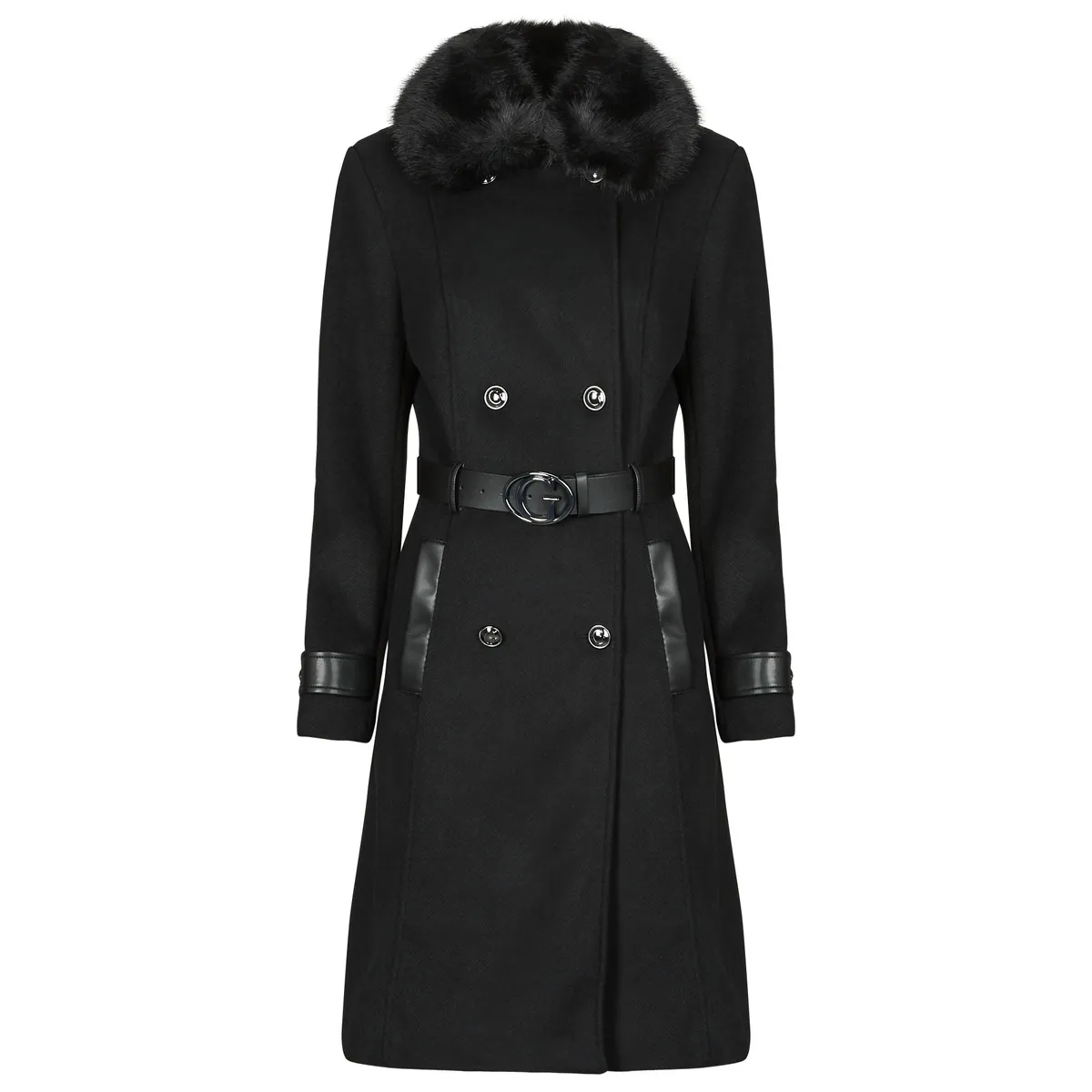 Guess - AMELIA DOUBLE BREAST BELT COAT