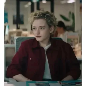 Julia Garner The Royal Hotel 2023 Red Jacket