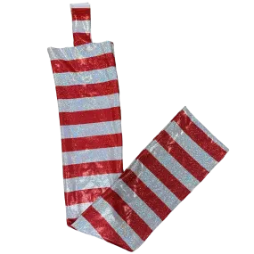 Krazy Horse Red & White Stripe Tail Bag