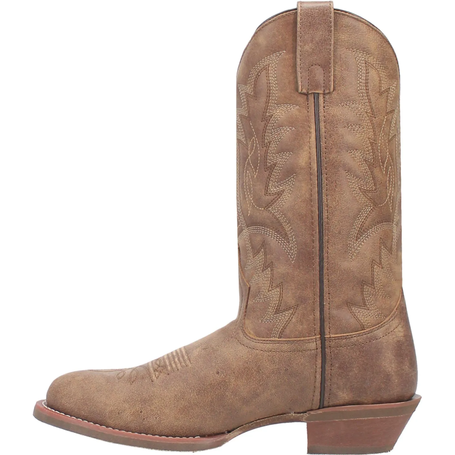 Laredo Mens Weller Tan Leather Western Work Boots