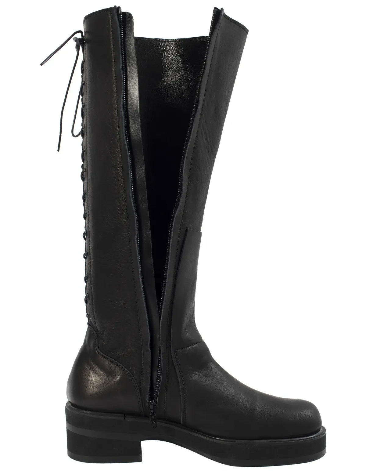 Leather Boots - Black 