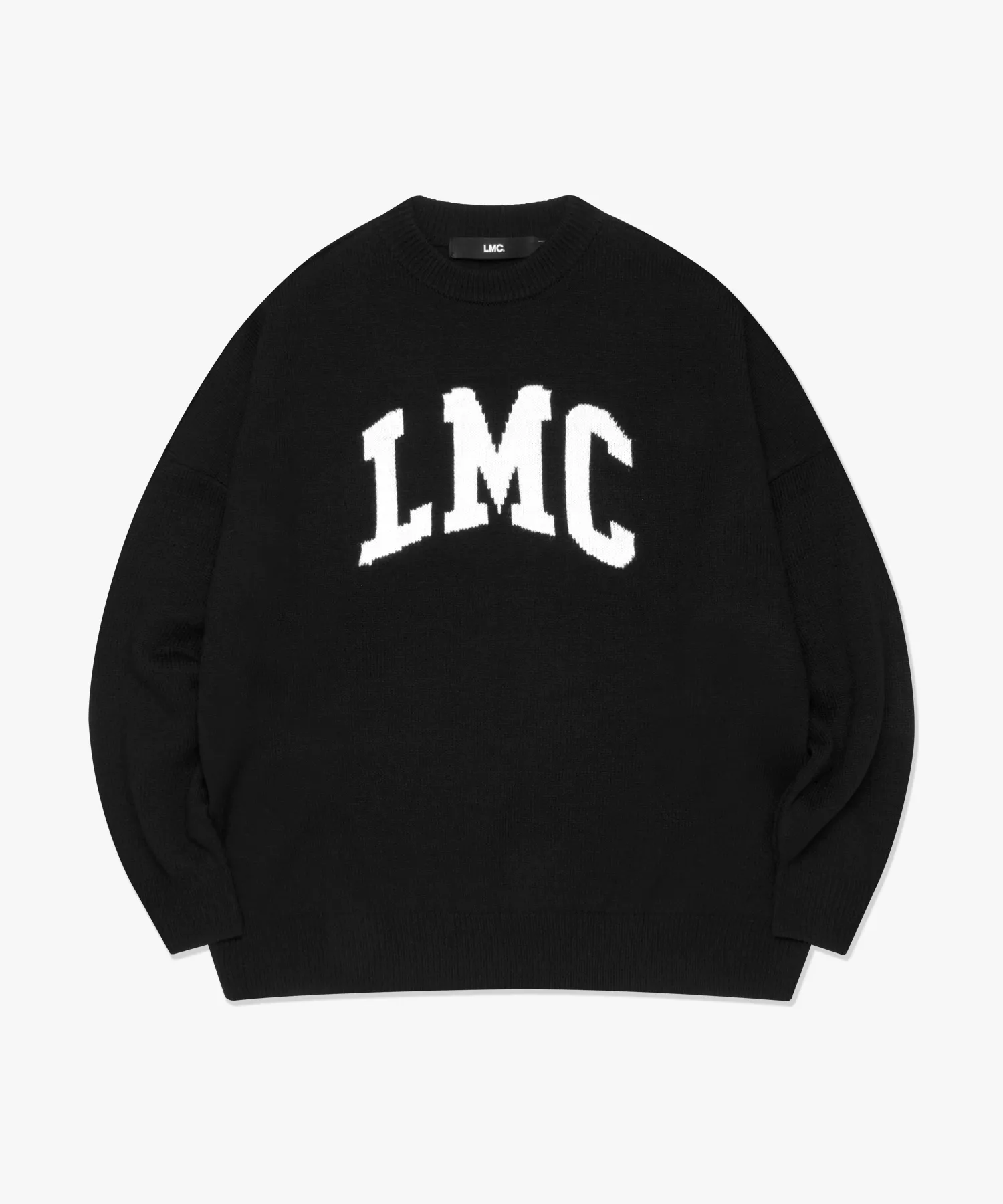 LMC  |Unisex Street Style U-Neck Long Sleeves Plain Logo Sweaters