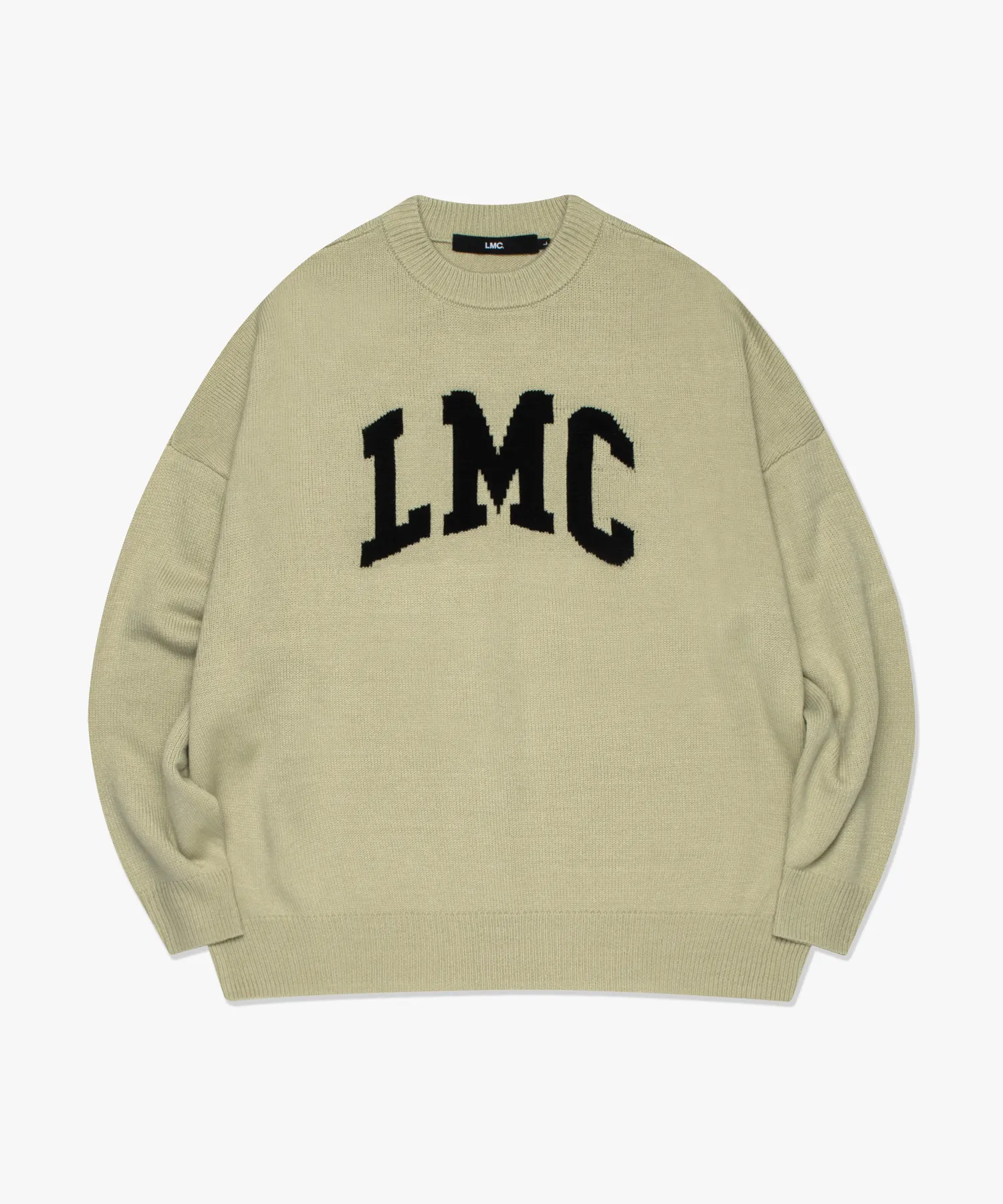 LMC  |Unisex Street Style U-Neck Long Sleeves Plain Logo Sweaters