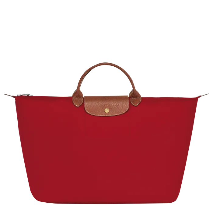 Longchamp - Le Pliage Travel Bag L in Red