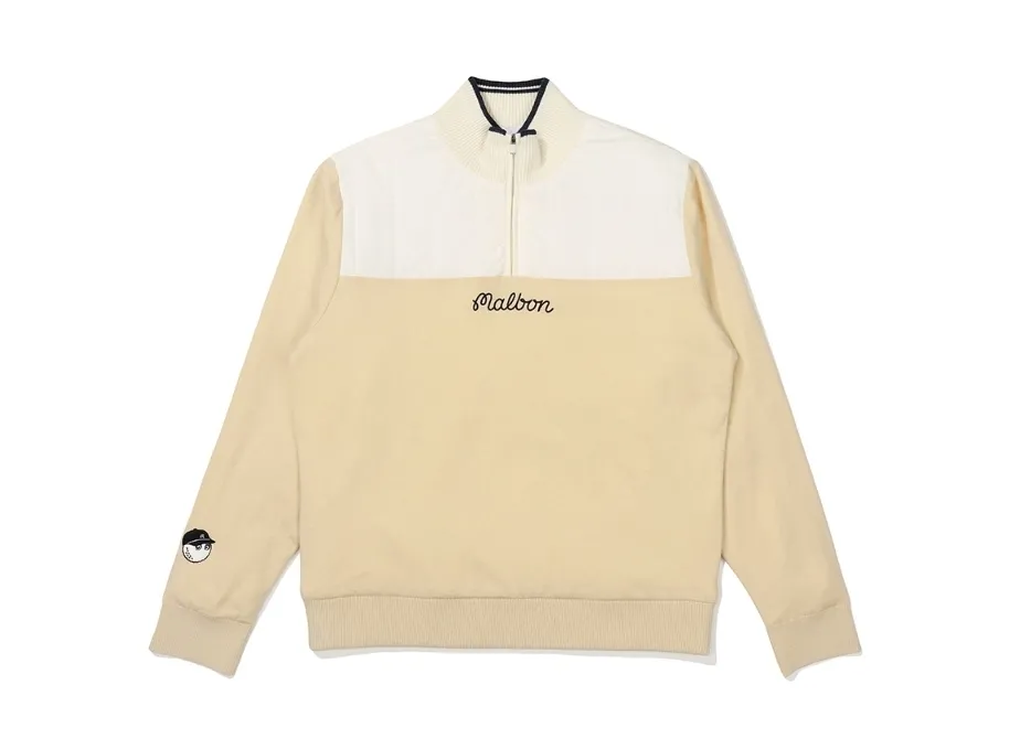 Malbon Golf  |Street Style Long Sleeves Plain Logo Sweaters