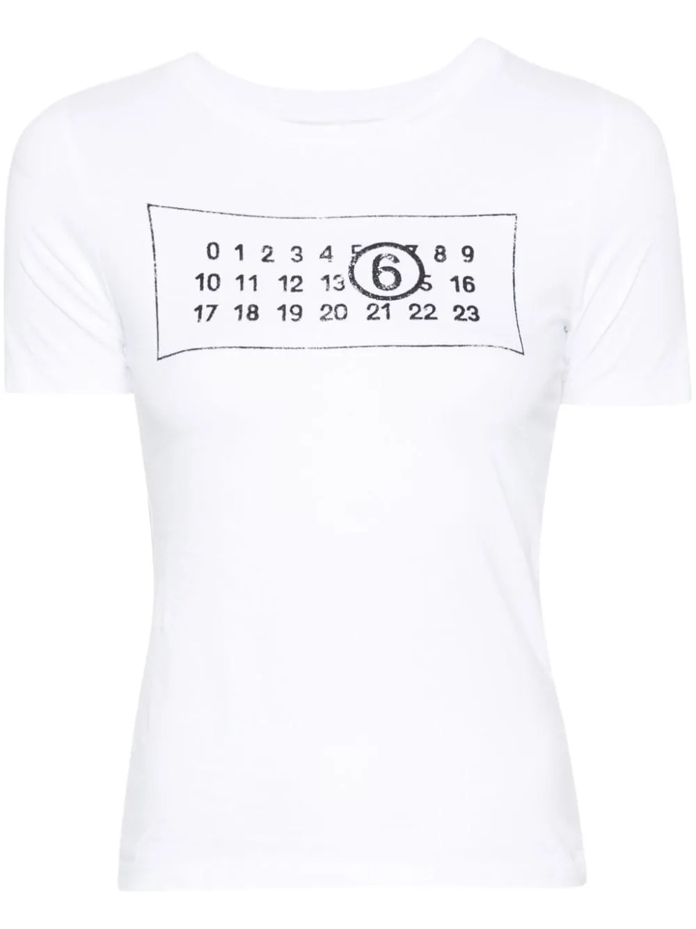 Mm6 Maison Margiela T Shirts And Polos White