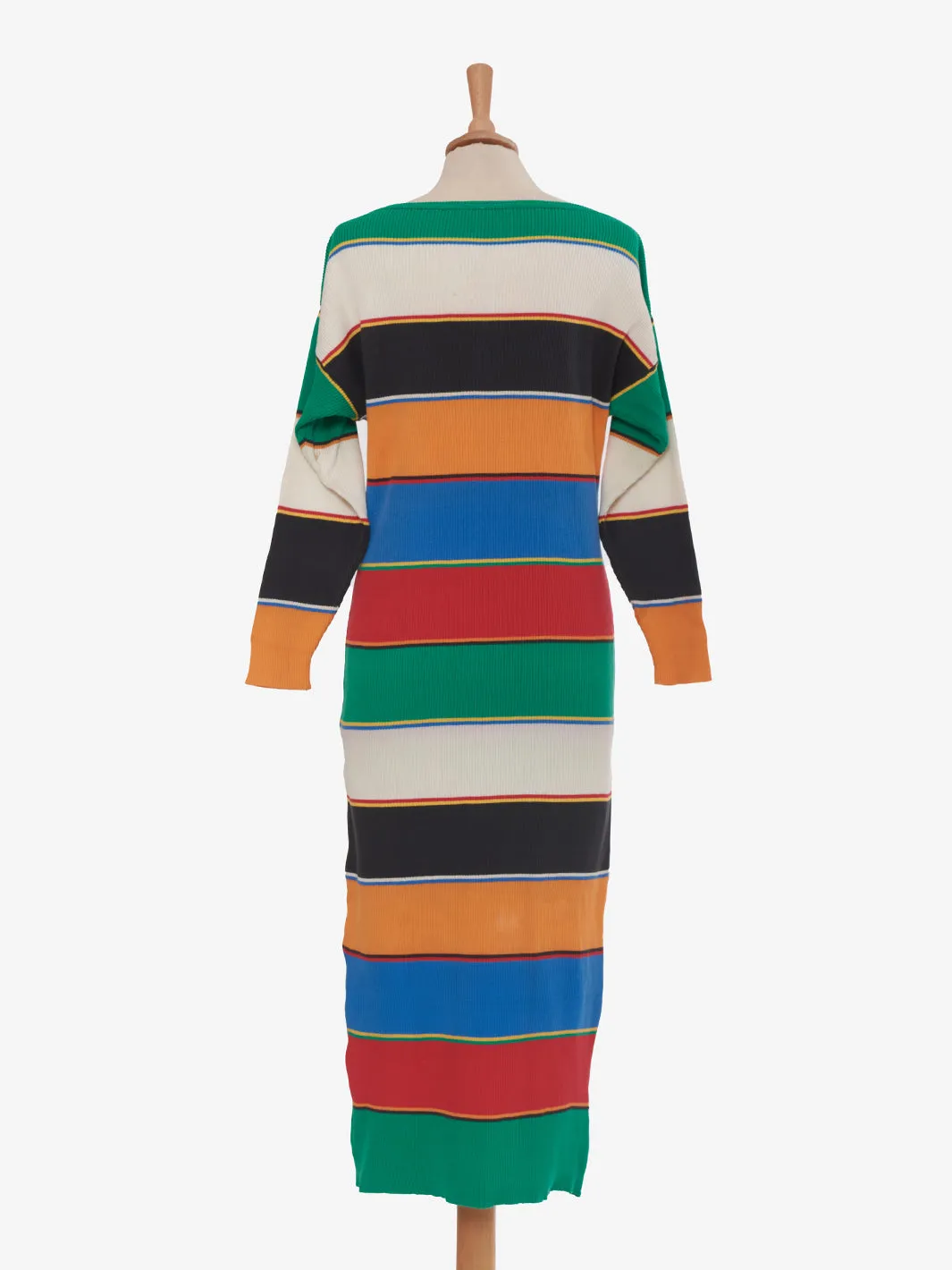 Moschino Multicolor Knit Long Dress