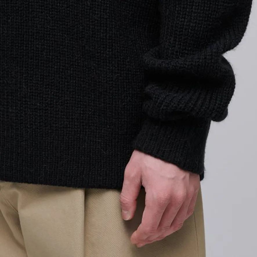 MUSINSA STANDARD  |Crew Neck Wool Street Style Long Sleeves Plain Sweaters