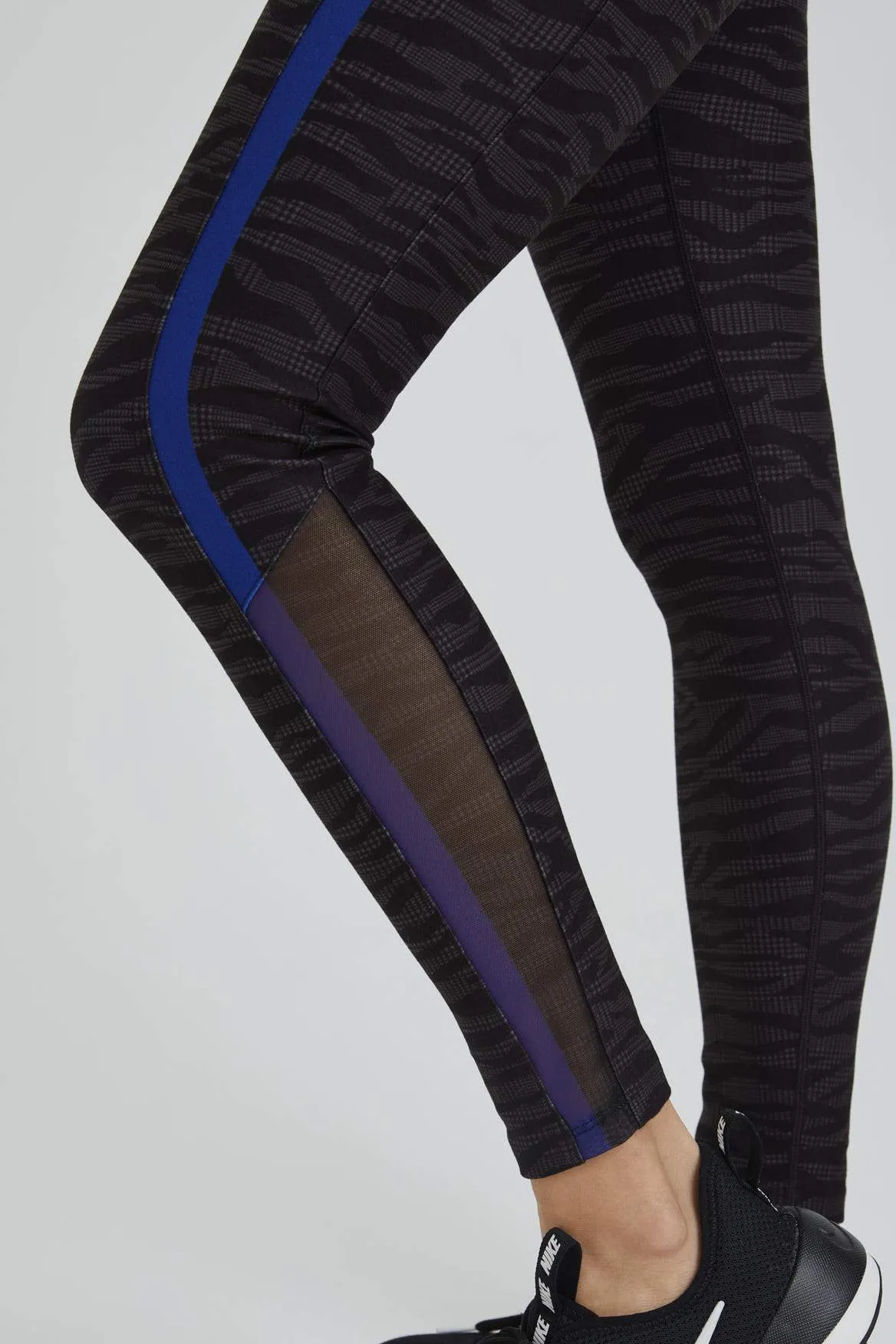 Nala Leggings Charcoal Zebra