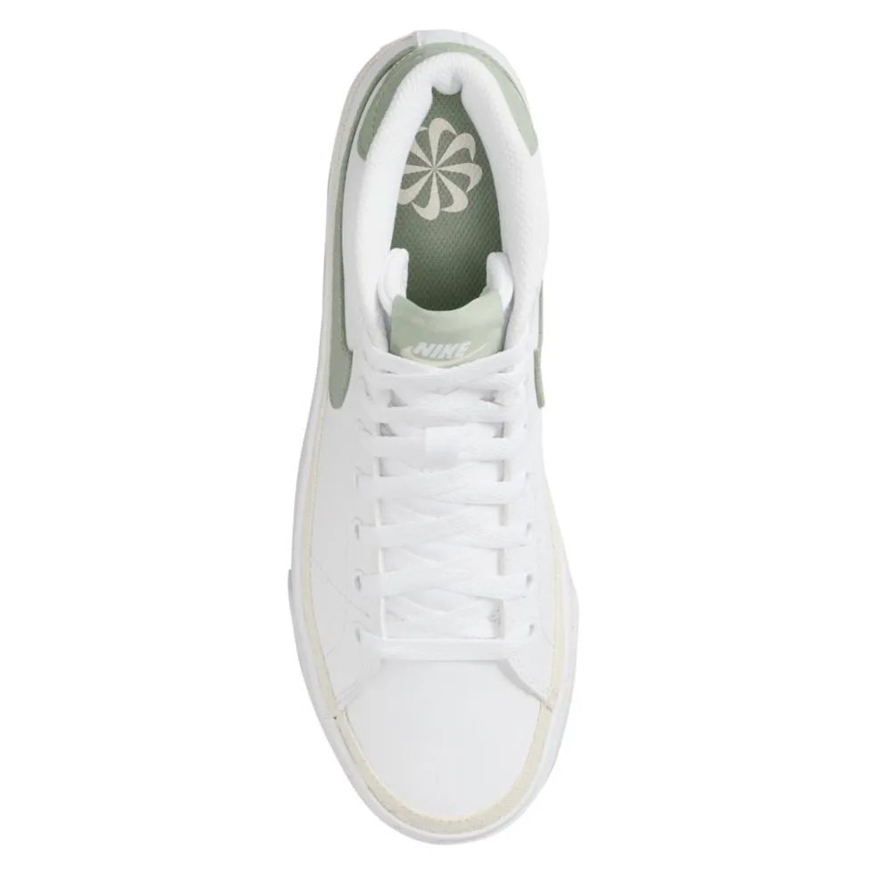 NIKE  WOMENS COURT LEGACY MID SNEAKER