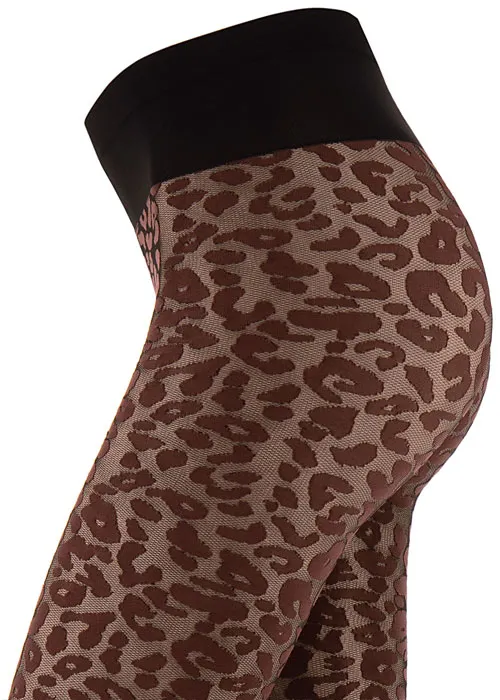 Oroblu Abstract Bicolor Leopard Tights ()