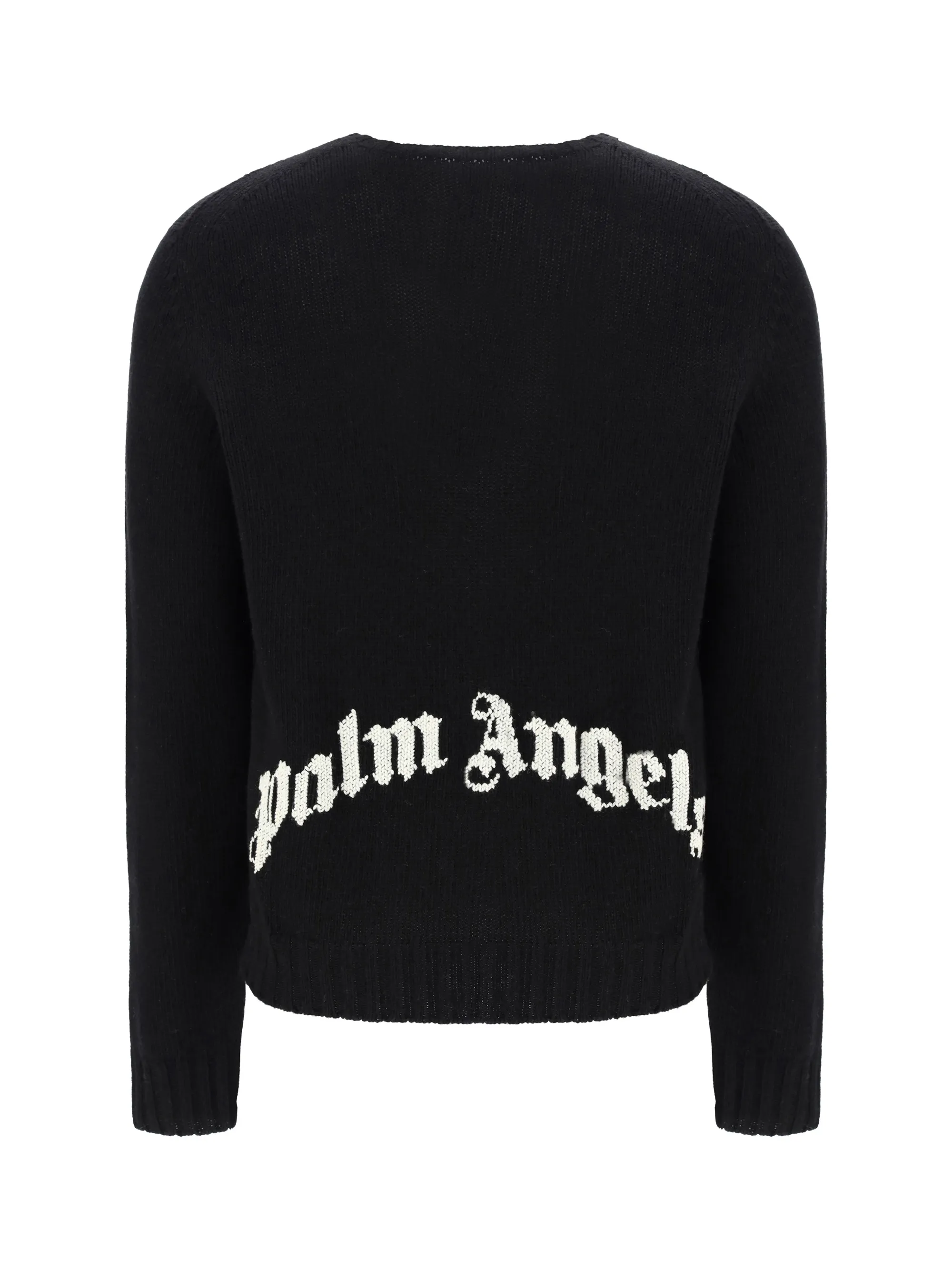 Palm Angels  |Crew Neck Wool Street Style Long Sleeves Logo Sweaters