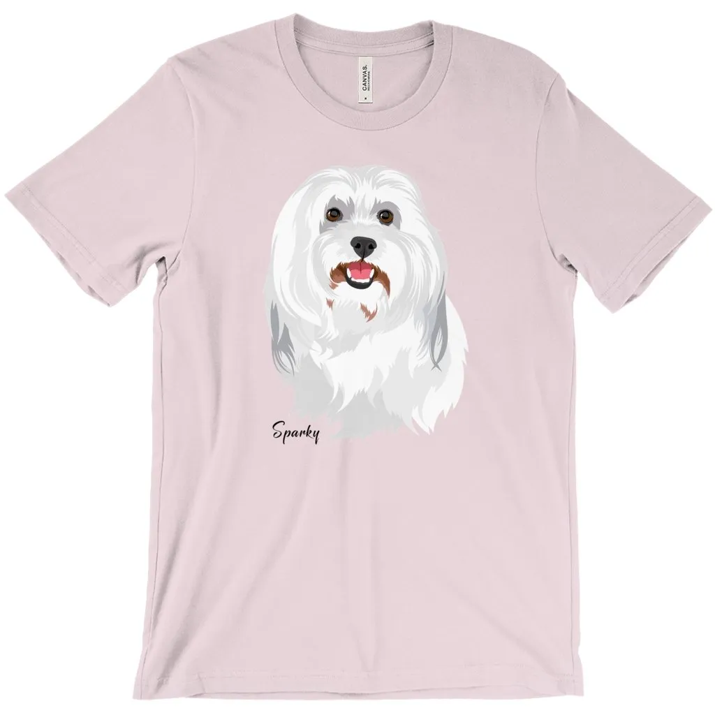 Pet Portrait Custom Unisex Tshirt