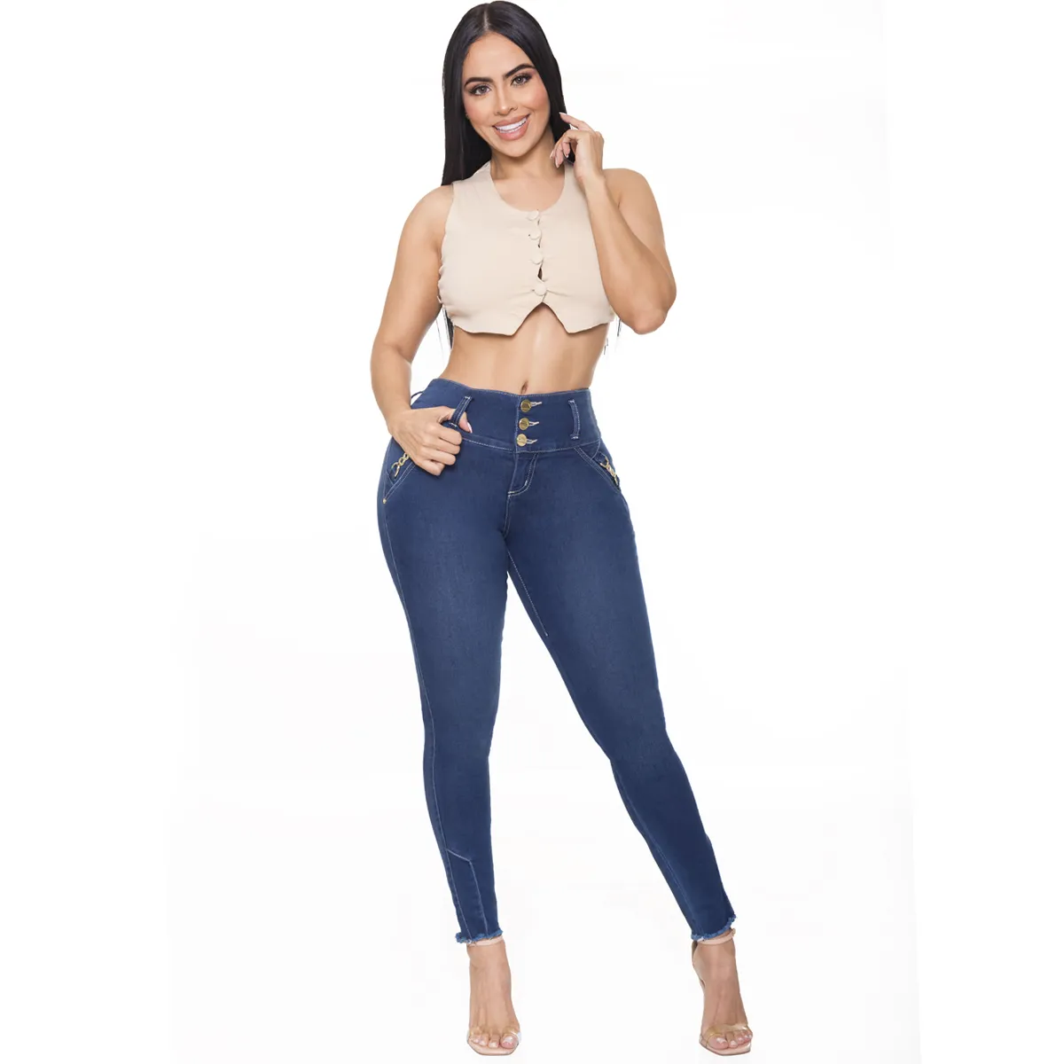 Rif. 15415 Jeans Push Up Colombiano