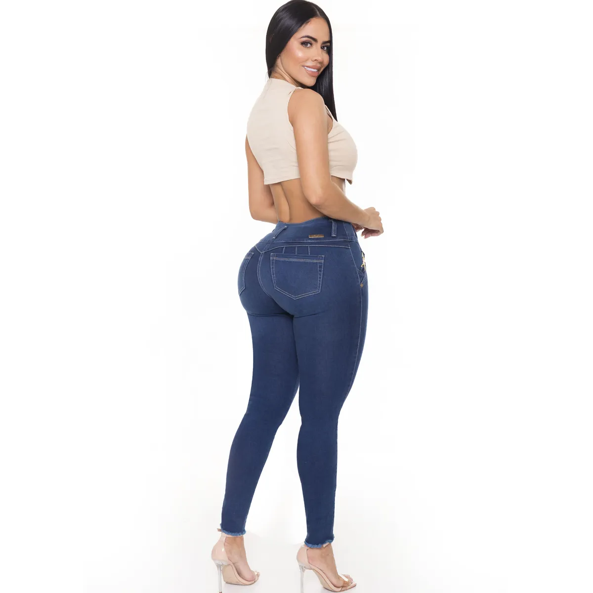 Rif. 15415 Jeans Push Up Colombiano