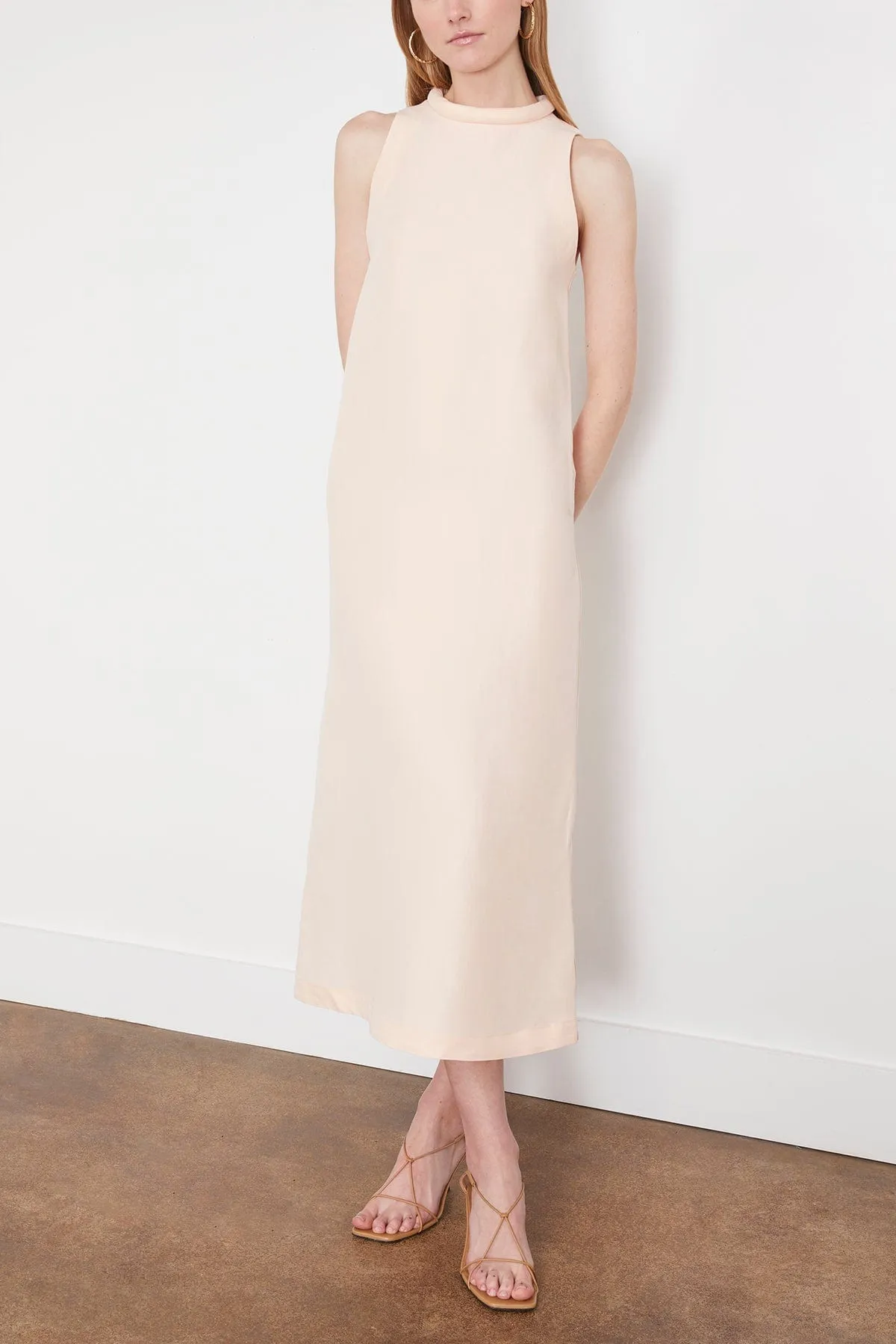 Rivida Long Dress in Cream Rose