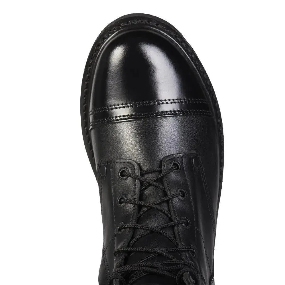 Rocky Side Zipper Black Leather 7 Jump Boot 2091