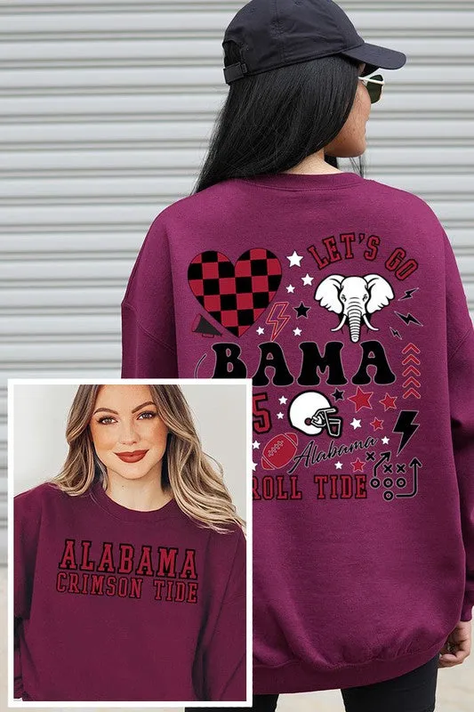 ROLL TIDE ALABAMA UNISEX FLEECE SWEATSHIRT