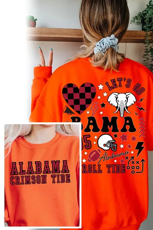 ROLL TIDE ALABAMA UNISEX FLEECE SWEATSHIRT