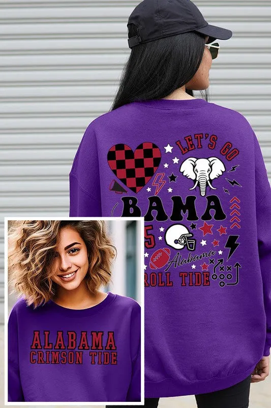 ROLL TIDE ALABAMA UNISEX FLEECE SWEATSHIRT