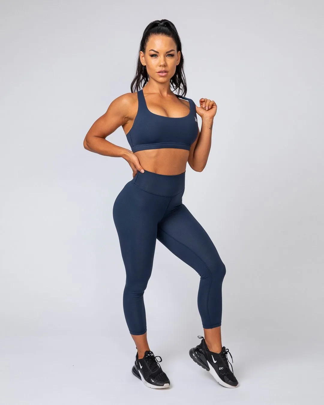 Signature Scrunch 7/8 Leggings - Navy