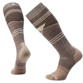 Smartwool Snowboard Full Cushion Mountain Geo Pattern OTC Taupe Socks (Unisex)